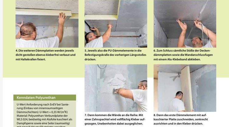 Dämmung der Kellerräume 1 Dämmung der Kellerdecke