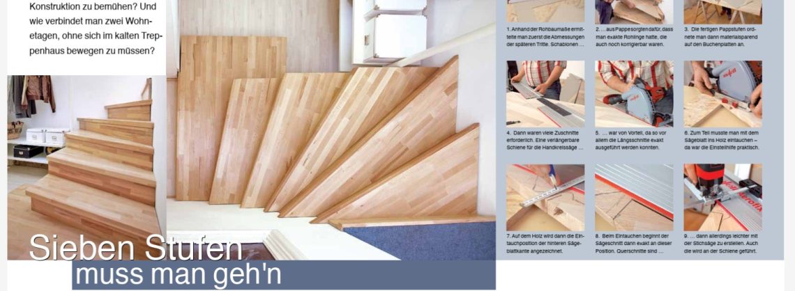 Holztreppe selbst gebaut 6 Holztreppe selbst bauen