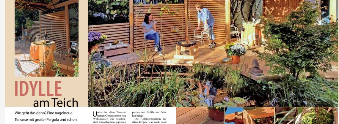 Terrasse mit großer Pergola 12 Terrasse mit großer Pergola Schritt für Schritt