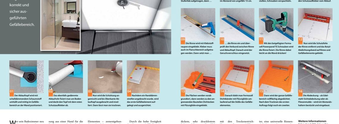 Trockenbau-Duschboden einbauen 12 Bad Trockenbau Duschboden einbauen Schritt für Schritt Anleitung