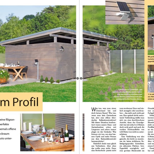 Vom Unterstand zum Gartenhaus Schritt für Schritt Anleitung