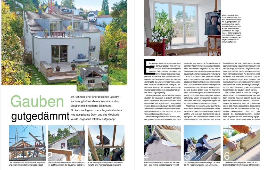 Dachgaube nachträglich einbauen und dämmen Schritt für Schritt Anleitung