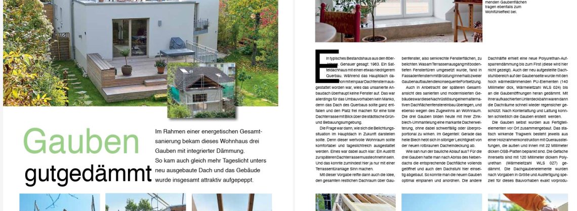 Dachgaube nachträglich einbauen und dämmen Schritt für Schritt Anleitung