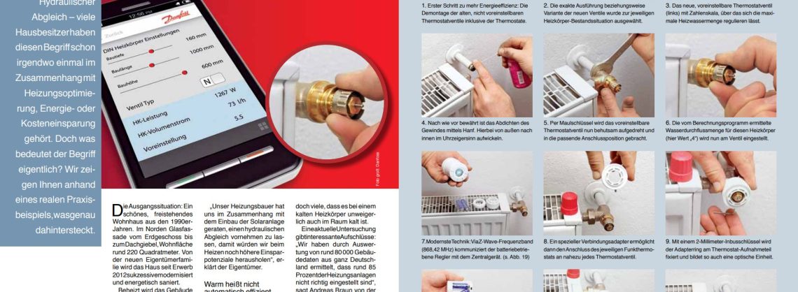 Anleitung zum Einbau eines Funkthermostats, mit Bildern und Schritt für Schritt Anleitung