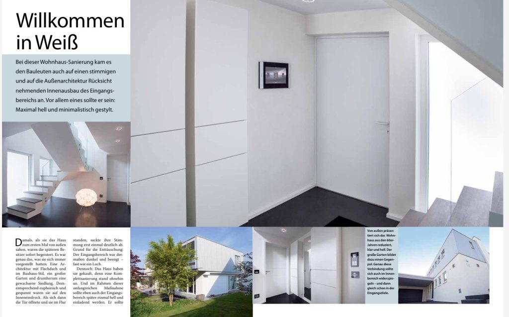 Wohnhaus Sanierung Weiß