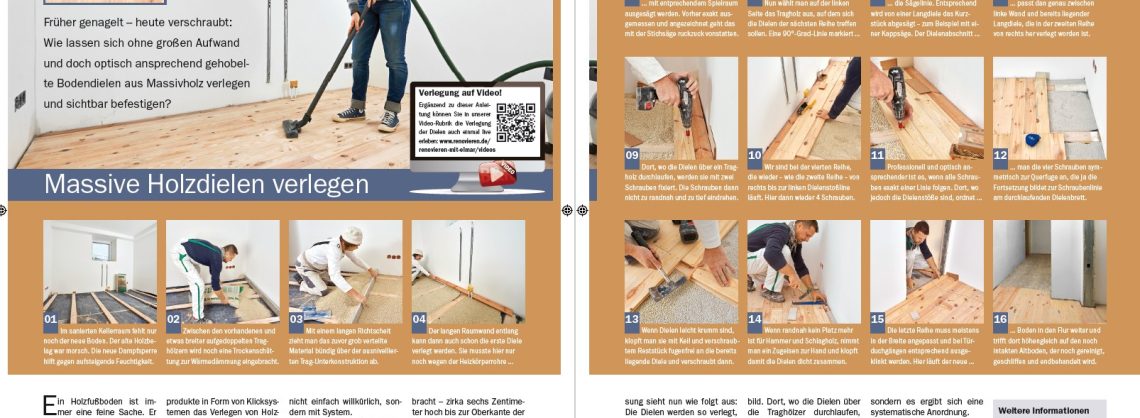 Massive Holzdielen verlegen 6 Massive Holzdielen verlegen Schritt für Schritt Anleitung