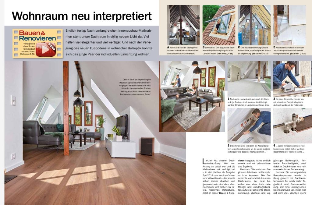 Designboden in Holzoptik Anleitung