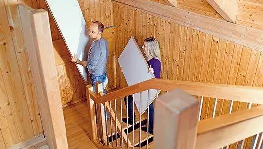 Neuer Wohnraum unter der Schräge