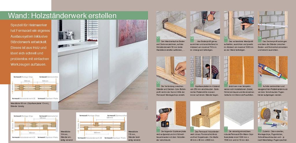 wand holzständerwerk erstellen