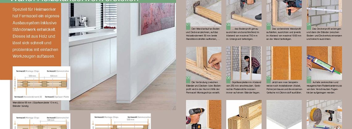 wand holzständerwerk erstellen