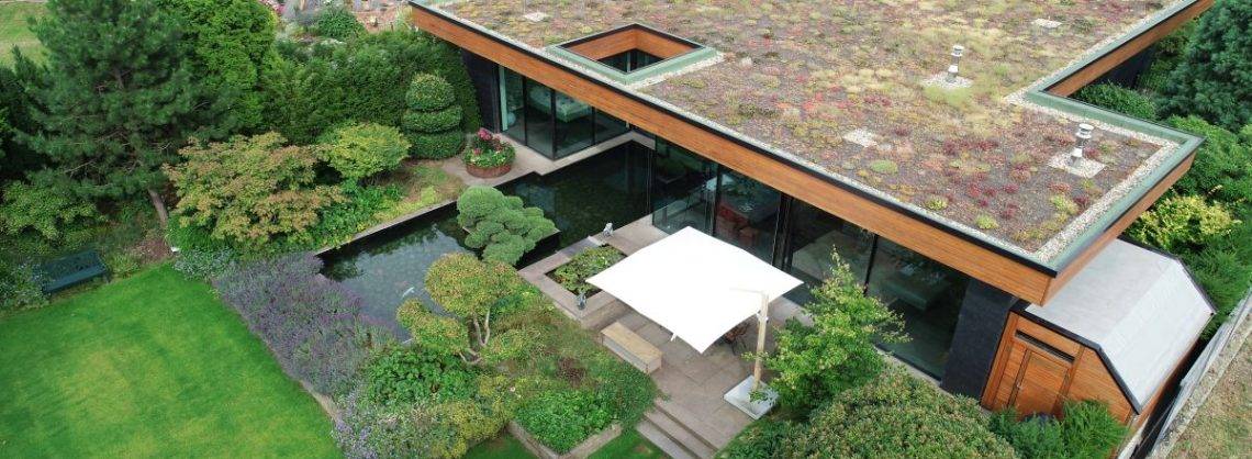 Rathscheck Fassade Haus von oben