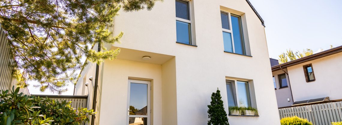 Hausdämmung am Beispiel eines Einfamilienhaus.