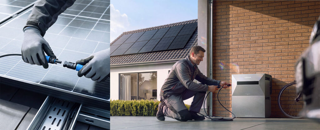 Weniger Sonne, mehr Planung: Wie intelligente Speicher Solarenergie effizienter nutzbar machen 3 Haus mit Solarpaneelen