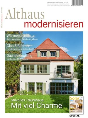 Das ist das Titelbild der Ausgabe Althaus modernisieren 10/11-2025