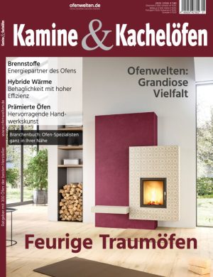 Das ist da Titelbild der Ausgabe Kamine & Kachelöfen 2025/2026